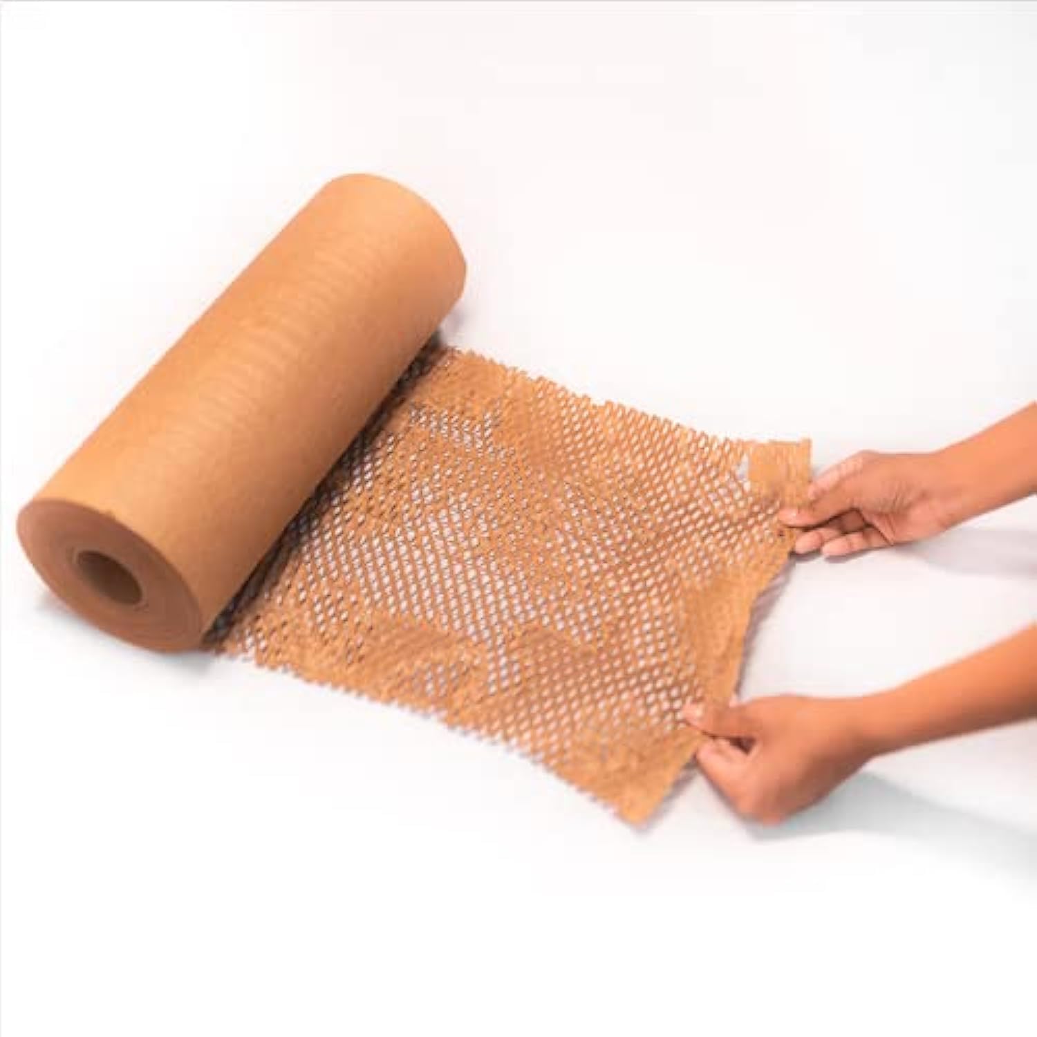 Eco-friendly Bubble wrap | HoneyComb paper for protective packaging with cushioning | 15” x 35 feet (usable 52 feet) | wrapping supplies, fragile items, gifts