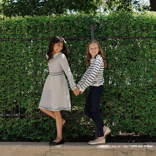 Image of Hope & Henry Girls Cable Front Pullover Sweater