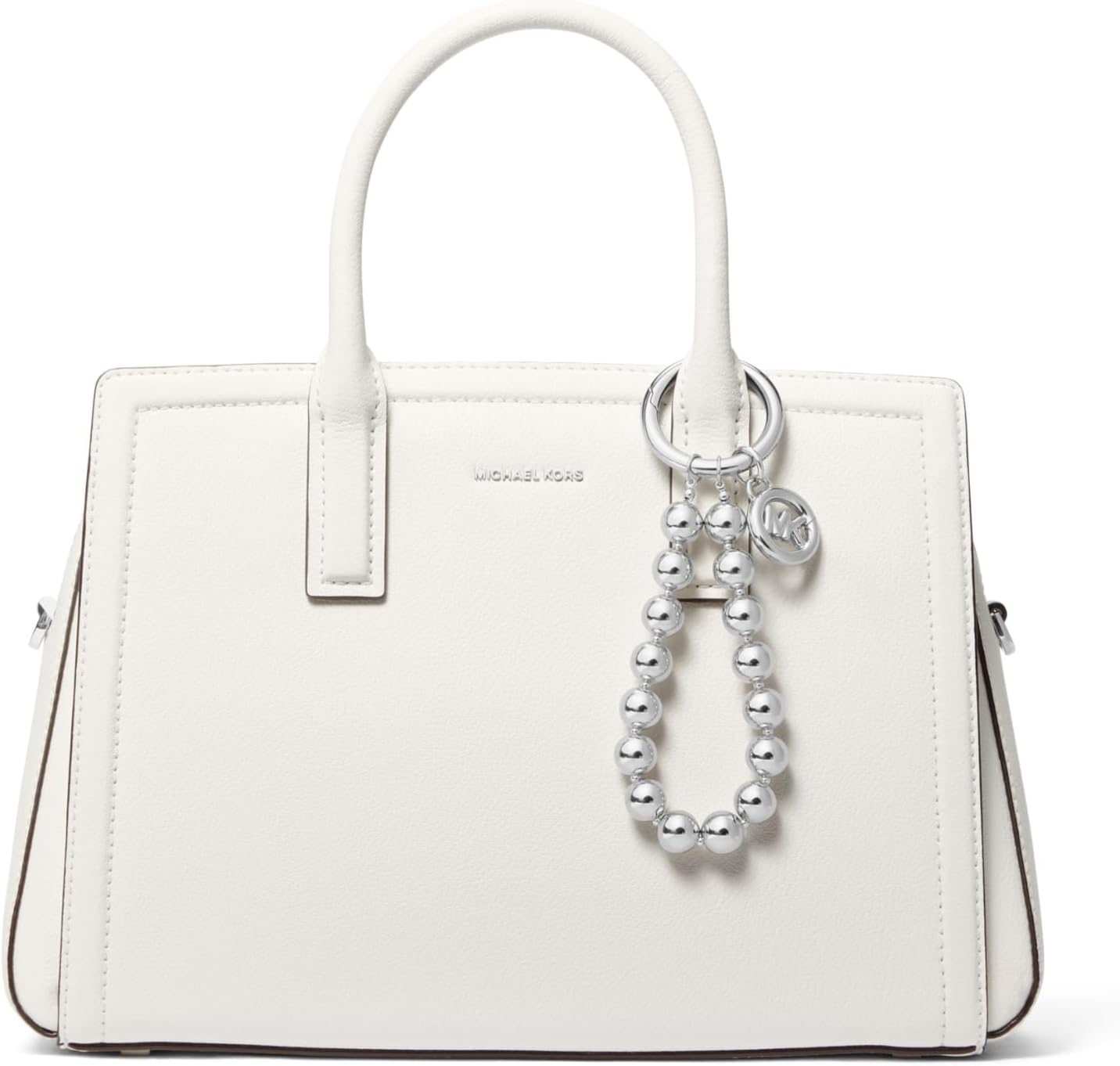 Michael Kors Bag Charm, Silver-Tone/Ball Chain/Silver - Image 3