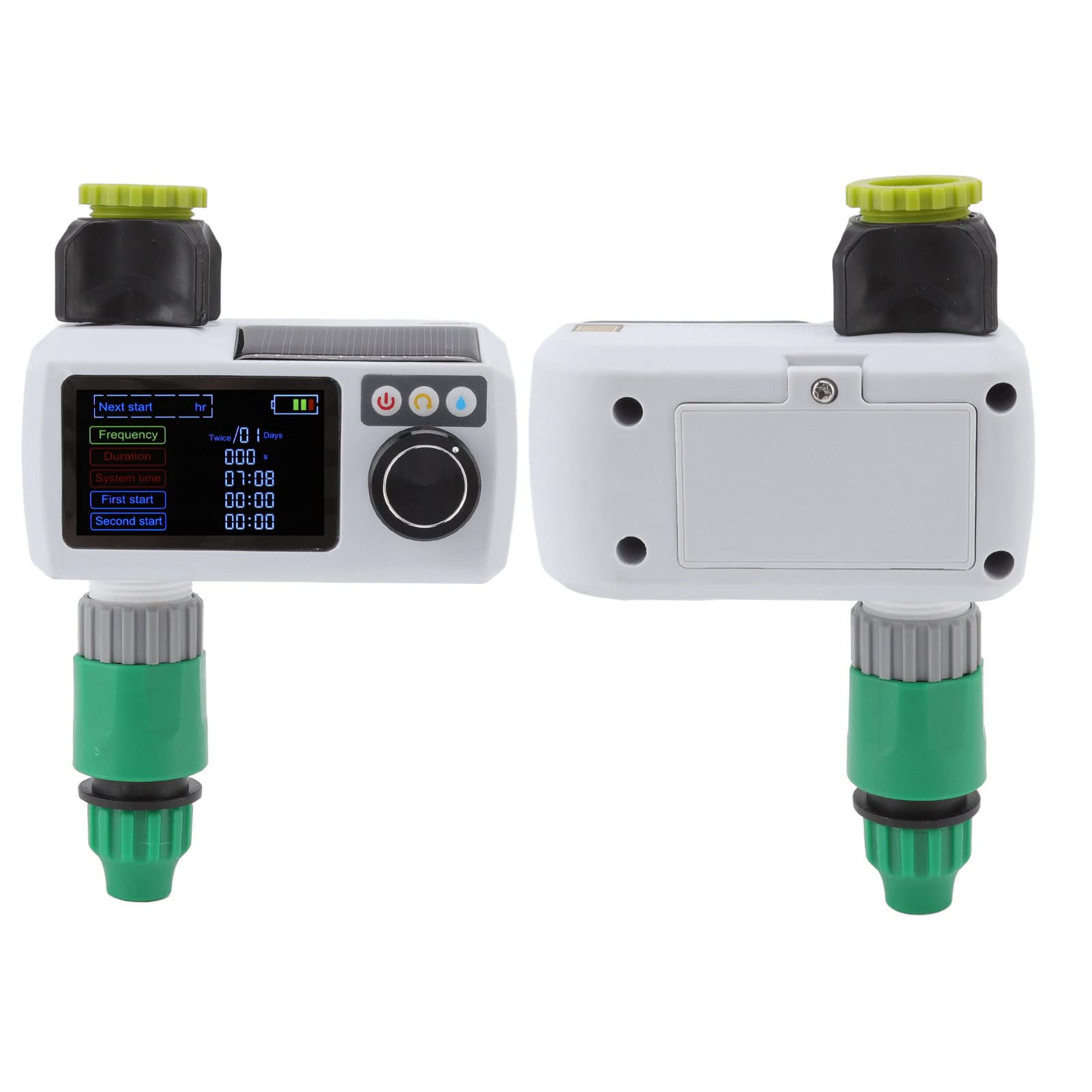 TOPINCN Temporizzatore irrigatore solare Automatico IP68 di irrigazione impermeabile Programmabile Temporizzatore irrigatore da giardino Regolatore timer rubinetto tubo flessibile