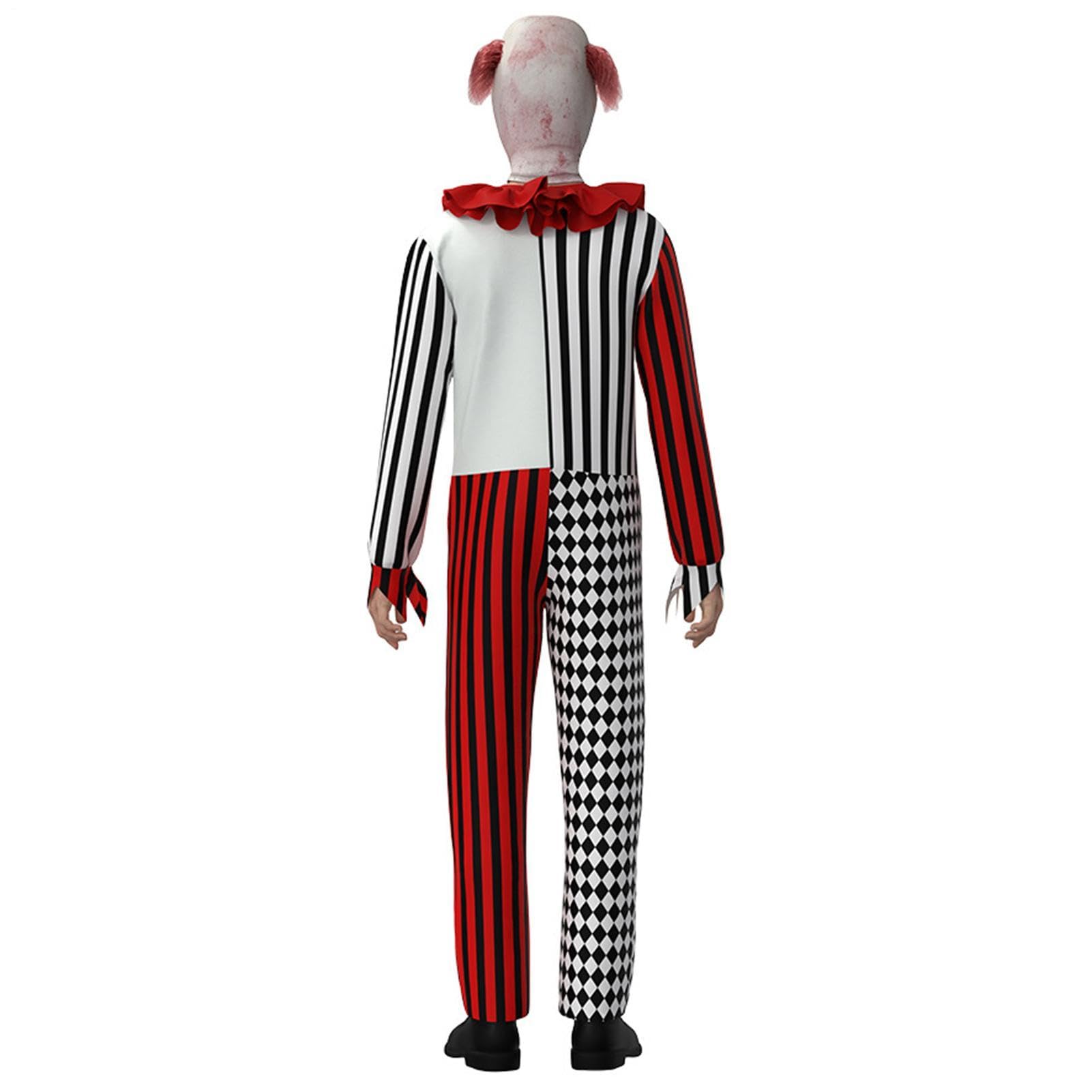 Halloweenowy Kostium Klauna Przerażające Świąteczne Przebranie | Kombinezon Postaci Klauna Na Straszne Przyjęcie W Nawiedzonym Domu Scenę Cosplay Wydarzenie Fotografię Dla Chłopców