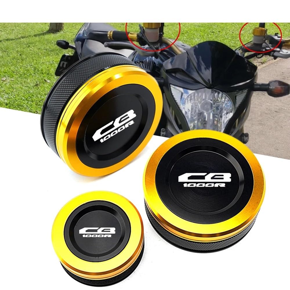 KAnduo M for Honda CB1000R CB 1000R CB 1000r 2008-2016 2015 2014 Moto Freno Anteriore Serbatoio Copertura Serbatoio Tazza di Copertura Serbatoio Calzino Y (Color : 3 Pieces Black)