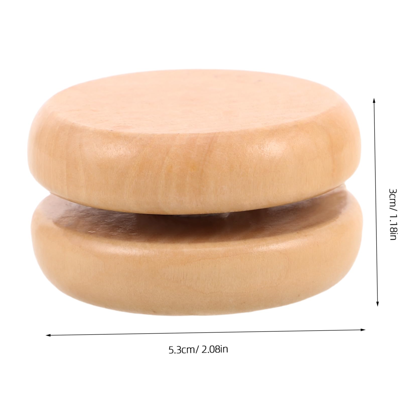 Garneck Kids Wooden Yoyo Toy Solid Wood Yo-yos Toy Interactive Plaything for Holiday Celebrations