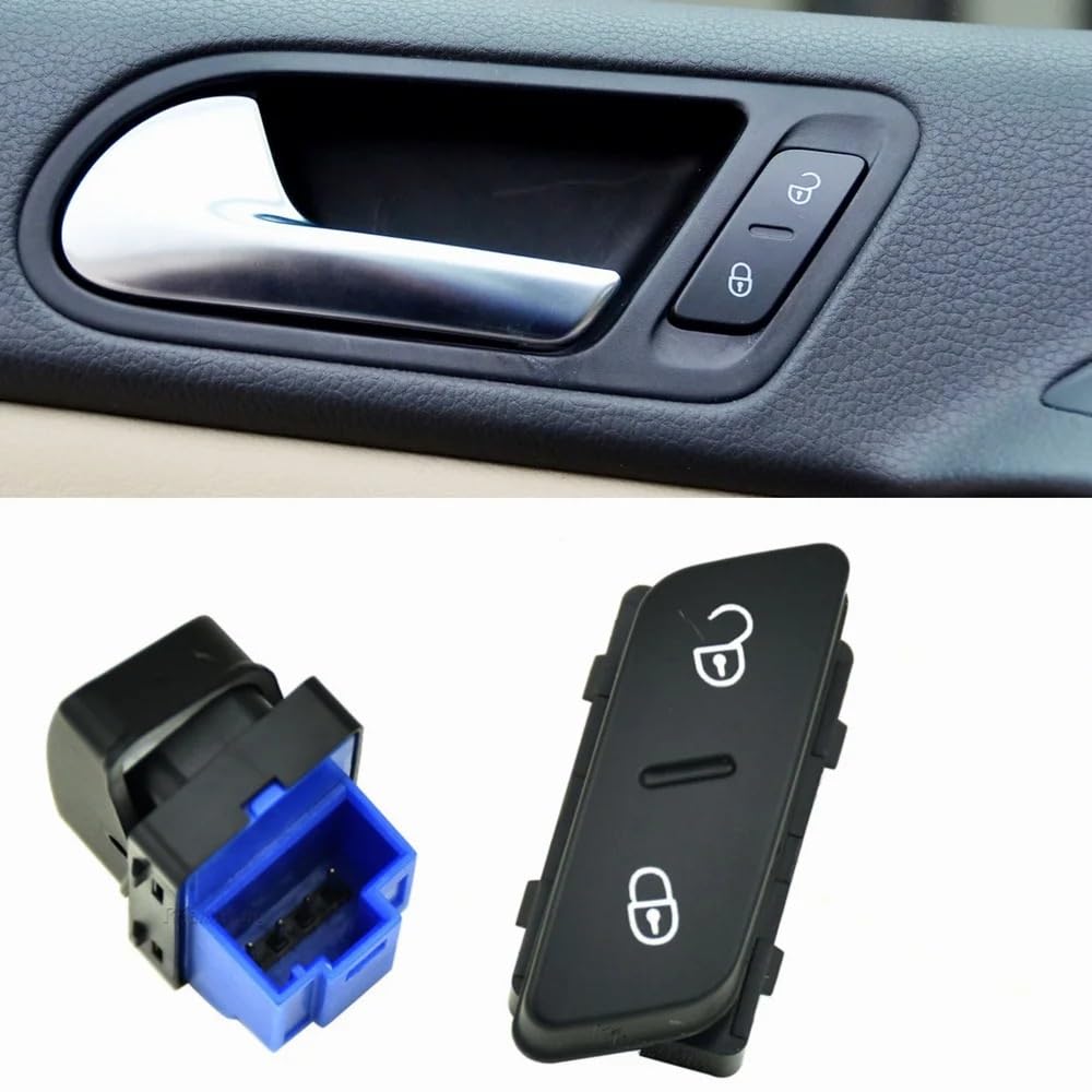 Auto Zentrale Türschloss Control Schalter Steuerung Taste Kompatibel mit Golf 5 MK5 1K0962125B
