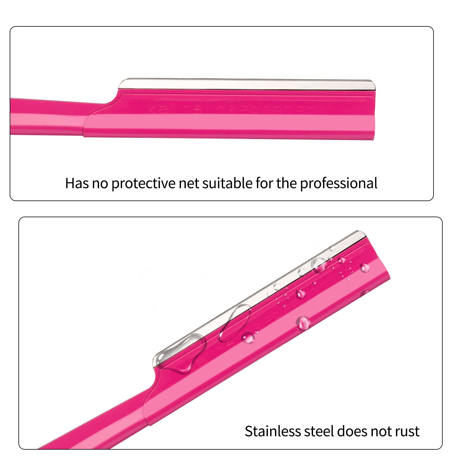Augenbrauen-Rasierer, Gesichtsrasierer für Damen, Rosa