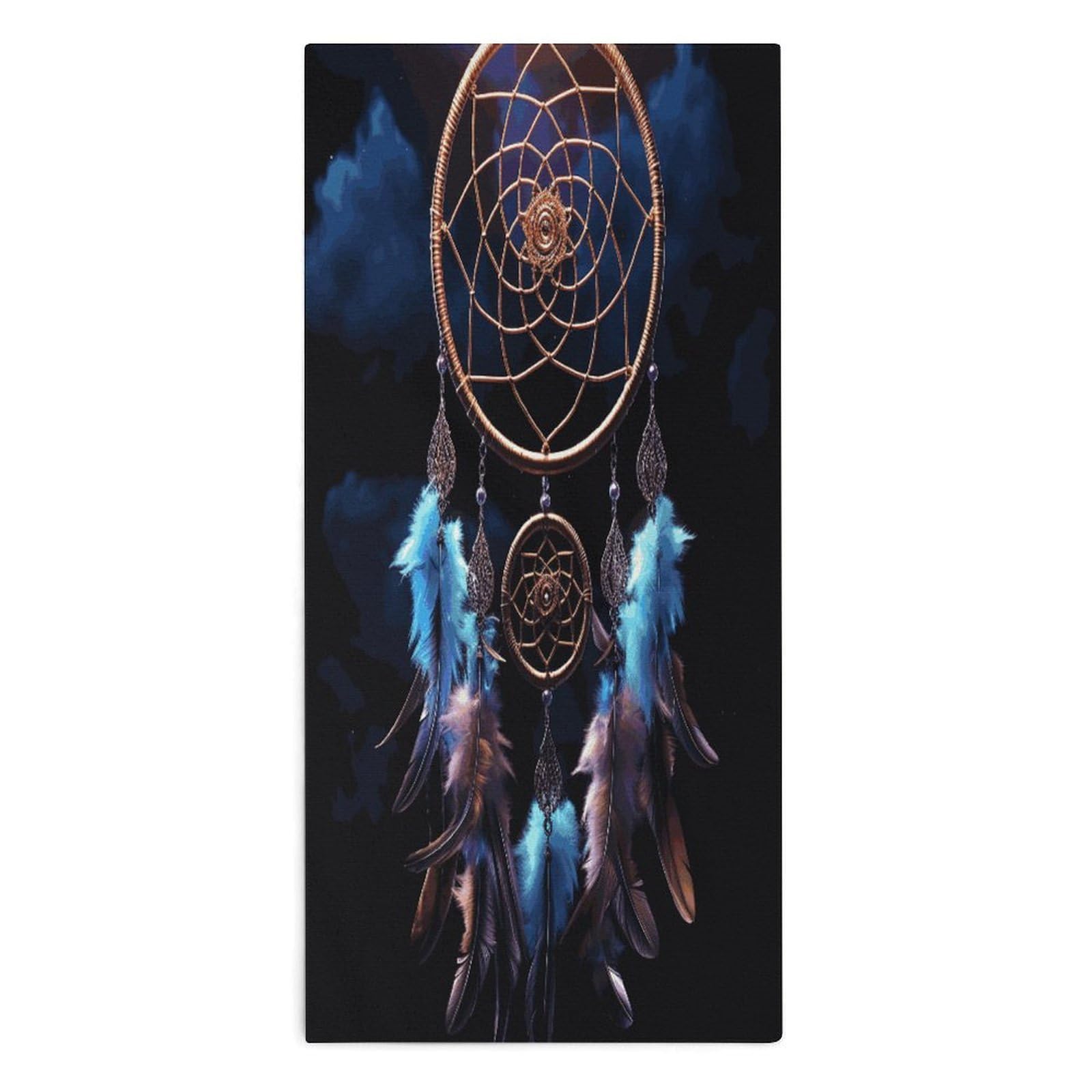 Fodpand Style Dream Catcher Microfiber Towels, Decorative Bath Towel Soft & Lightweight, Hand Towels Multipurpose Use For Bathroom, Pool, Gym, Spa, And Hotel Use