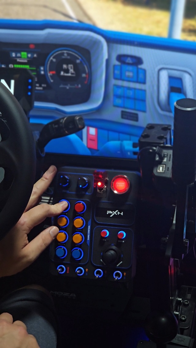 Amazon.com: PXN CB1 Racing Button Box PC USB Simulation Racing