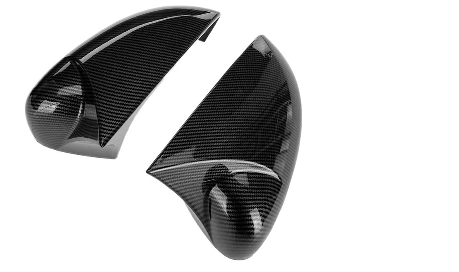 Naklejka przeciwmgielna na lusterko Para Pasuje Do Renault Clio 4, Pasuje Do Mk4, Pasuje Do Zoe, Pasuje Do Captur 2012-2019, Osłona Lusterka Bocznego Na Drzwi Samochodu.(Carbon Fiber Look)