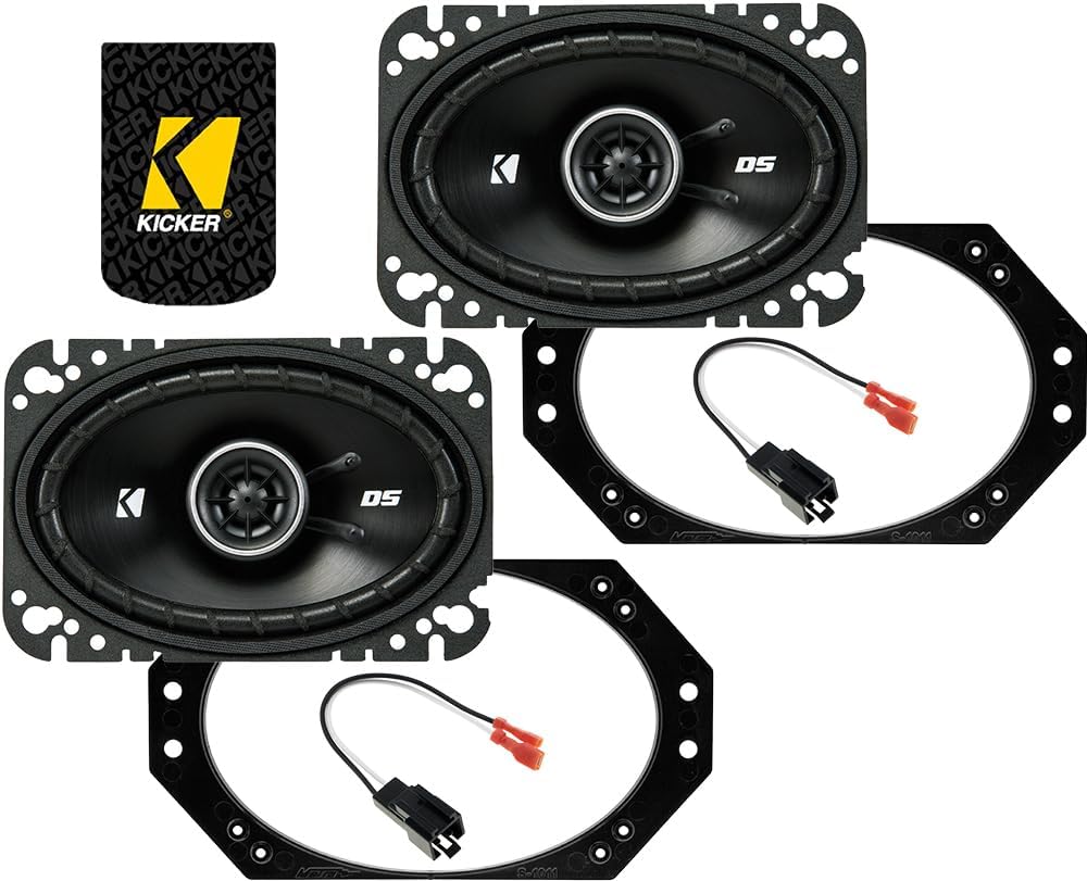 KICKER Speakers 4 inch for Jeep Wrangler JL 20182023