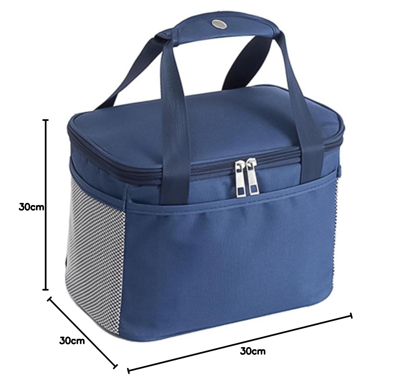Isolierte Lunchtasche aus Oxford Stoff mit Großem Fassungsvermögen und Bequemem Griff für Schule und Picknick