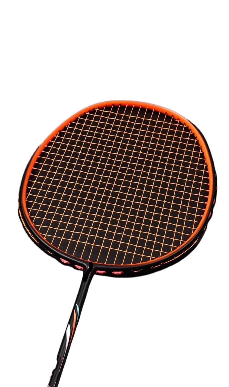 Badminton Set Racchetta da Badminton 10U Ultraleggera 56 g for Adulti, Racchetta Singola in Carbonio, Confezione Regalo
