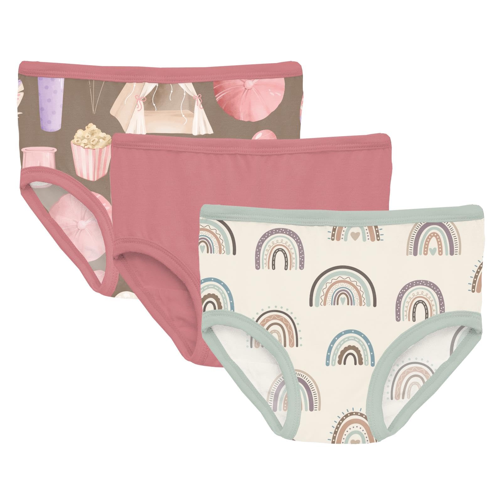 Kic Kee Pants girls Print Girls Underwear Set of 3 Little Kid Big Kid