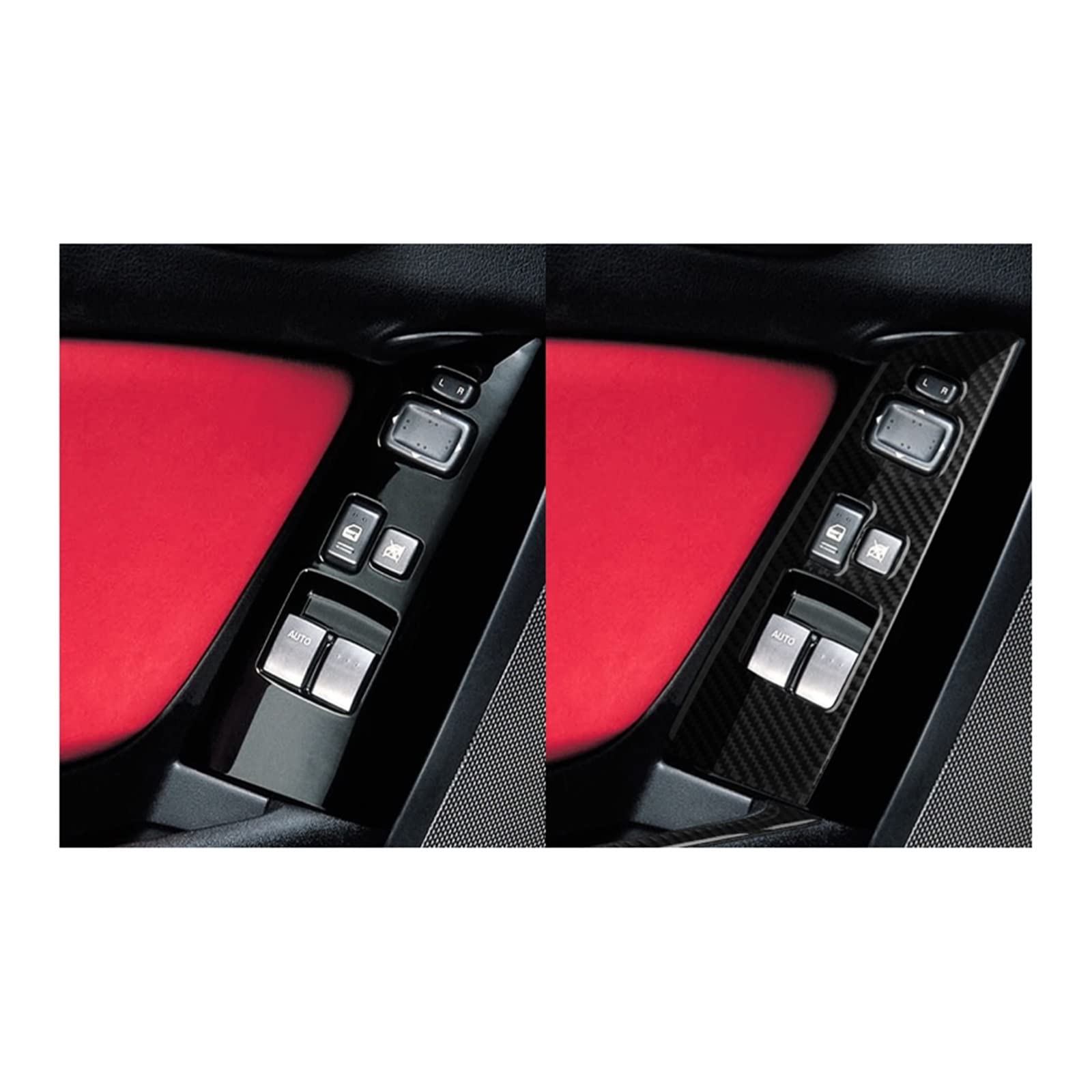 Podłokietnik szklany panel podnoszący rama naklejka na podłokietnik zmień pasuje do Mazda RX8 RX-8 SE3P JMNFE 2004-2008 Auto akcesoria do wykończenia zestawy naklejek ochronnych