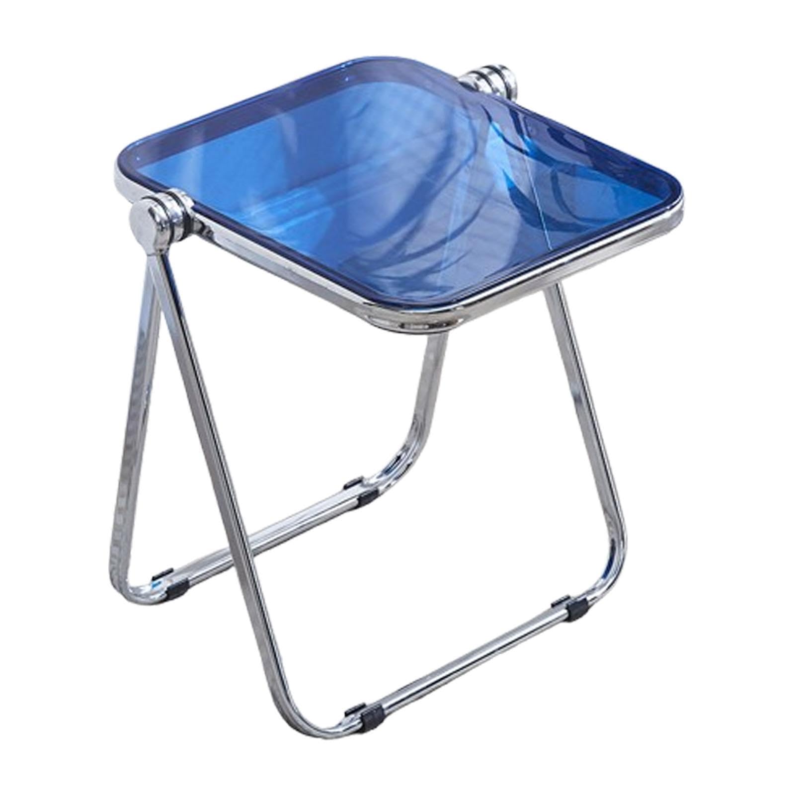 Tv Dinner Tray On Bed Sofa Stable Metal Frame Serving Foldable Tv Tray Table BlueHome & Garden|Furniture|Tables-image-49