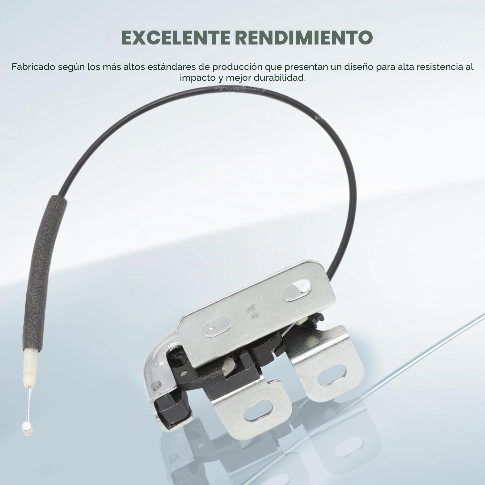 Cerradura de maletero para puerta trasera de coche, lado izquierdo y derecho, lote de puerta trasera para Koleos 905939948R 905932234R, plateado