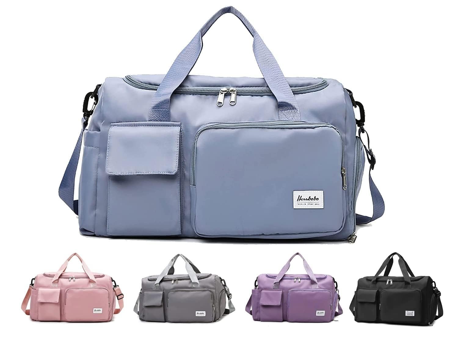 Foldable Travel Duffel Bag, Large Capacity Folding Travel Bag, Travel Lightweight Waterproof Carry Luggage Bag (40 x 23 x 45cm) (Multicolor)-image-35