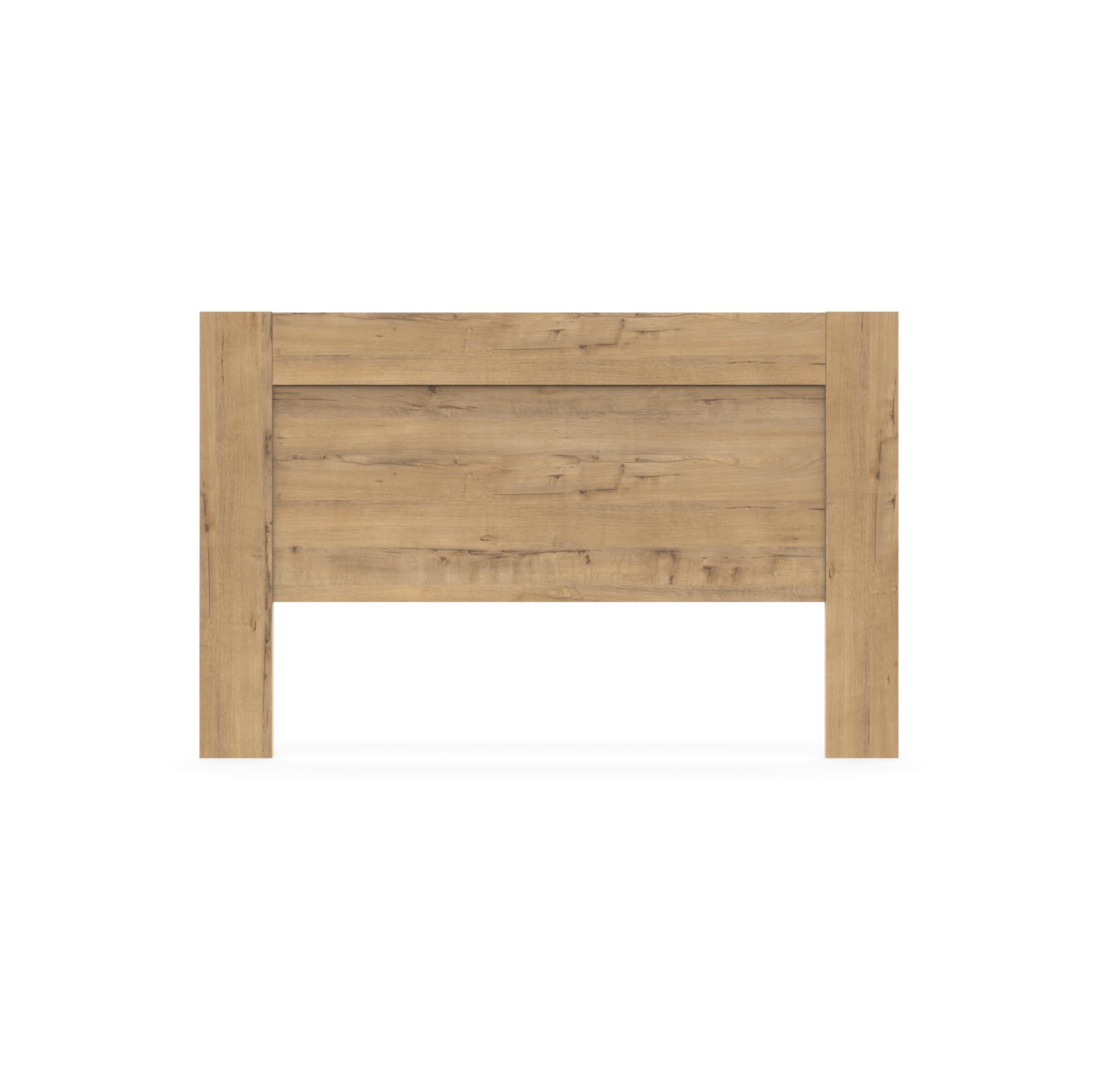 MUEBLES PITARCH-Cabecero Cama Doble de 150 Moderno, Roble Gold, 106x164x2,2cm, Dormitorio de Matrimonio, Vintage, Colección Aroa
