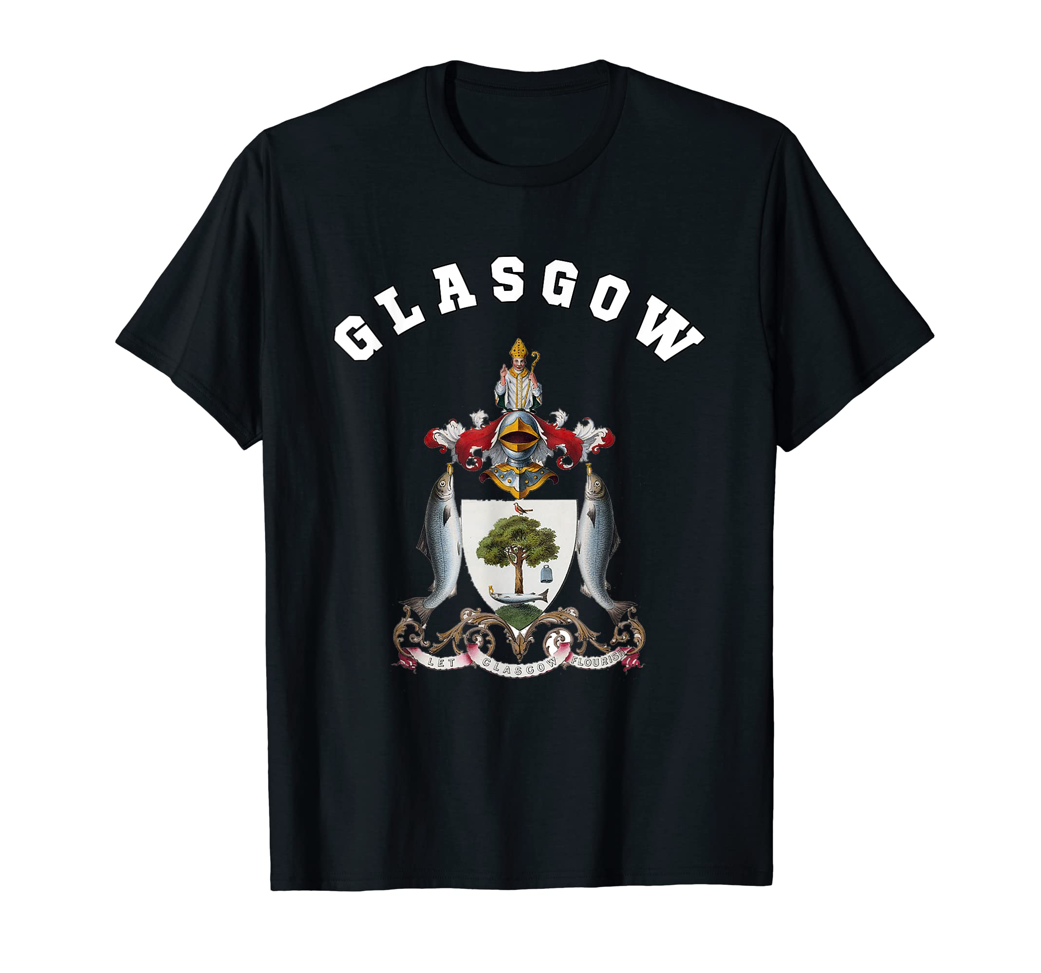 Glasgow National Pride ScotlandGlasgow T-shirt Coat of arms Tee Flag souvenir T-Shirt