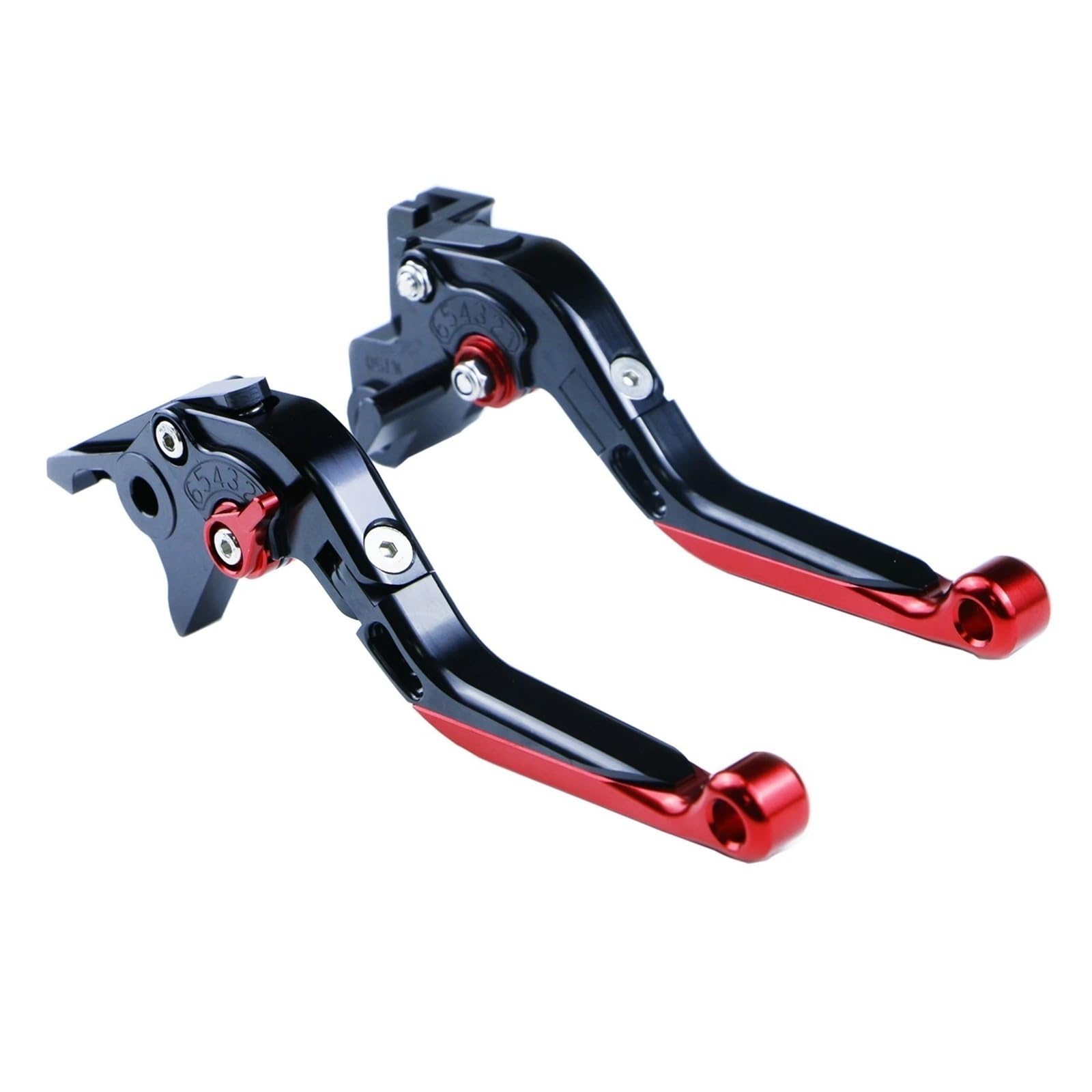 Kkmnaif Red For For Zx6r 636 Zx10r Z1000 Z750r Z1000sx/N-Ja 1000 Motorcycle Brake Levers Clutch Extendable Adjustable Motorcycle Brake Lever(Red)