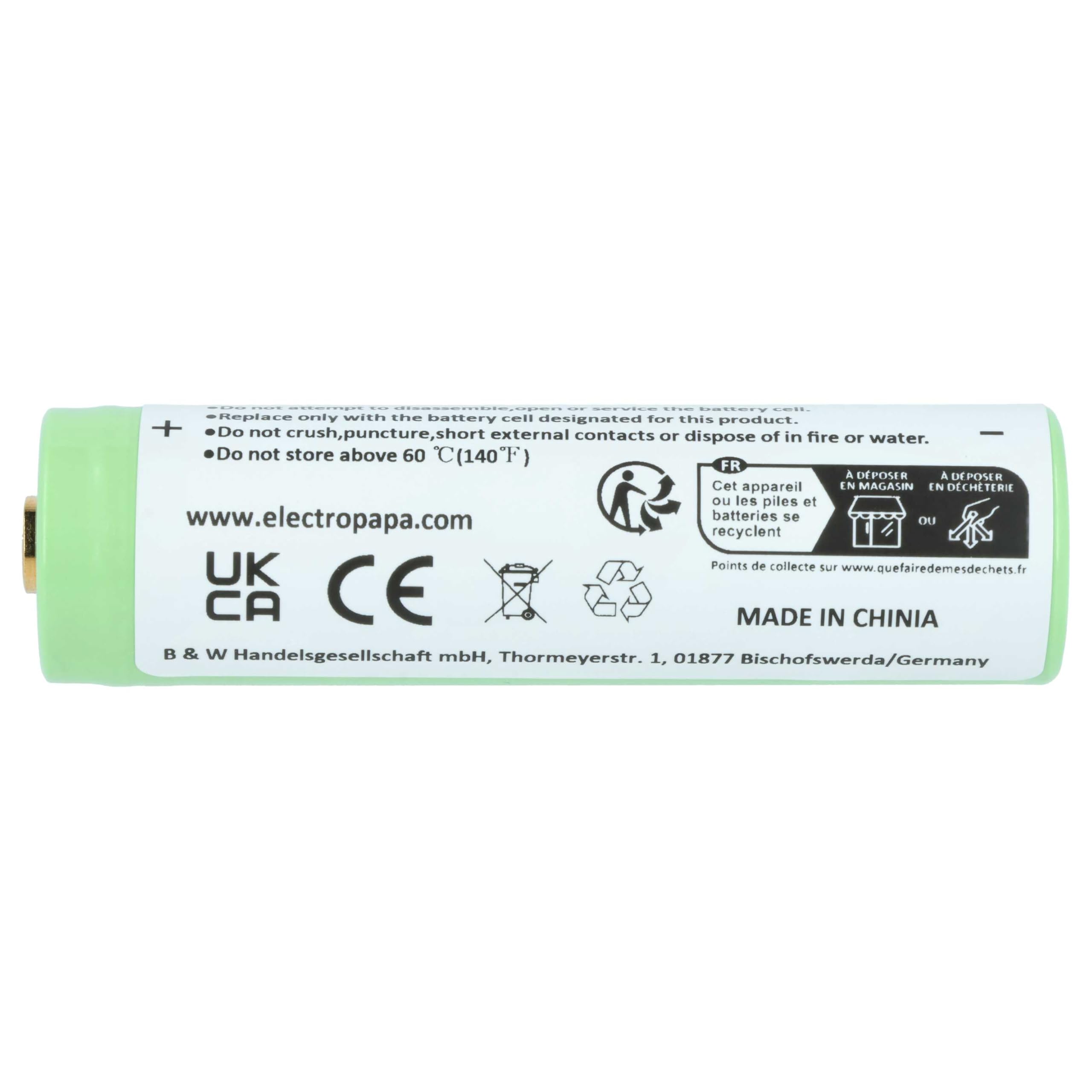 vhbw 5x batteria compatibile con EagleTac T20C2 Mark II