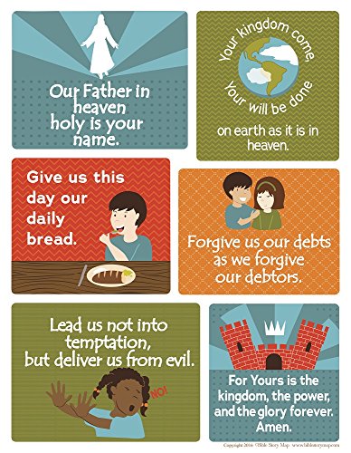 Lord's Prayer Poster – 17" x 22" – Christian History & Art