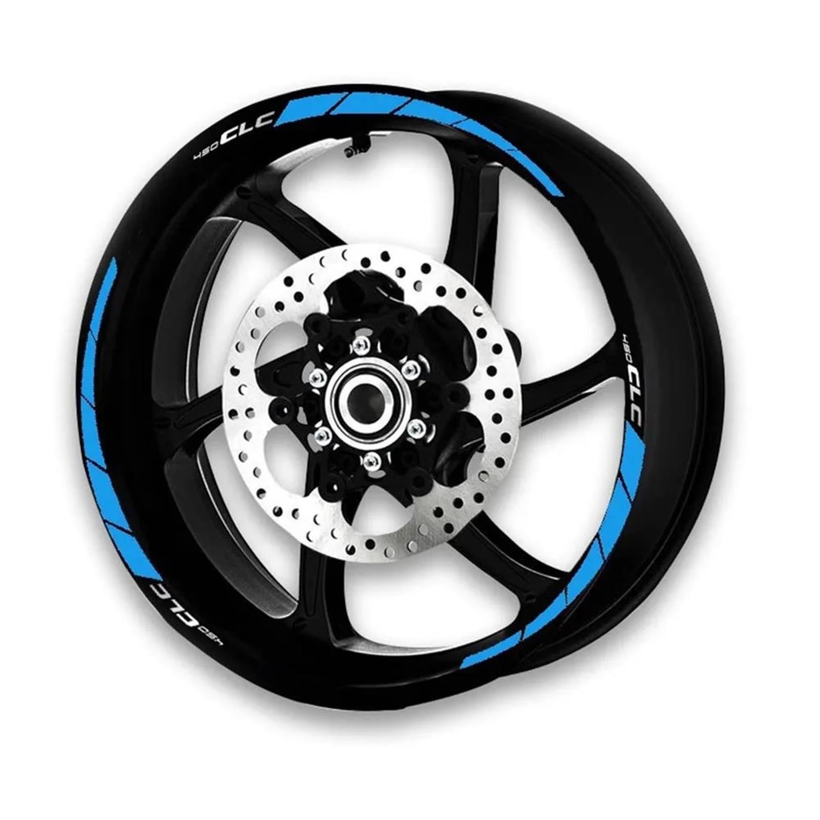 Motorcycle Wheel Stickers Night Reflective Decorative Rim for CFMOTO 450CLC 450 CLC 450CL-C CLC450(Style 7)