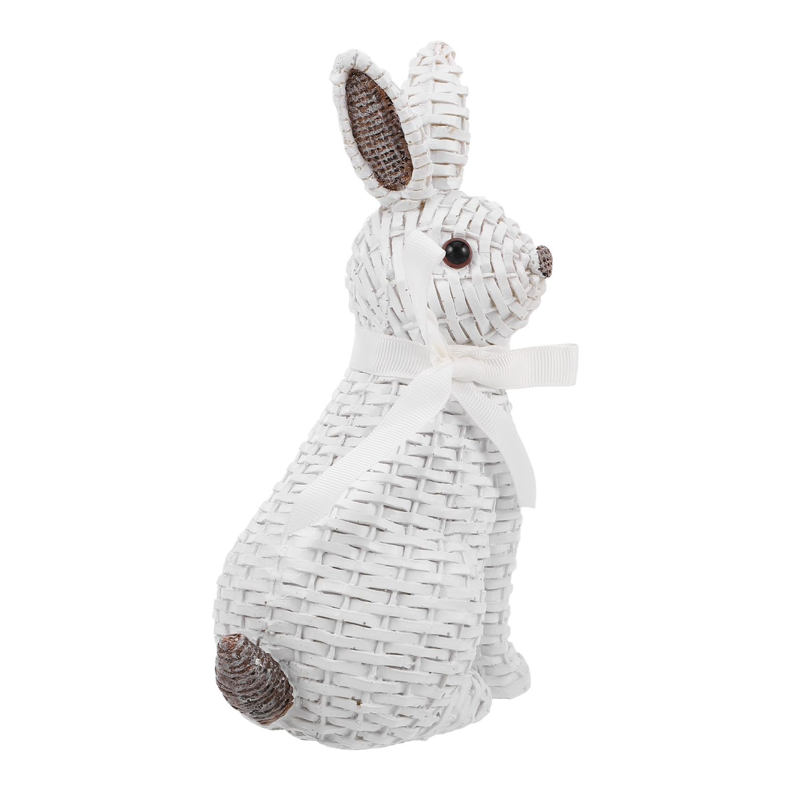 Statue de Lapin en Résine Effet Tressé MAGICLULU pour Décoration de Jardin et Maison