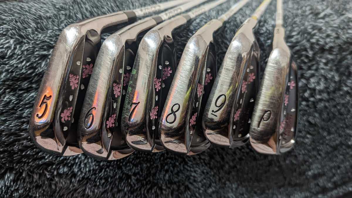 Amazon.co.jp: MOZ モズ 桜吹雪 アイアンセット 5-P 6本