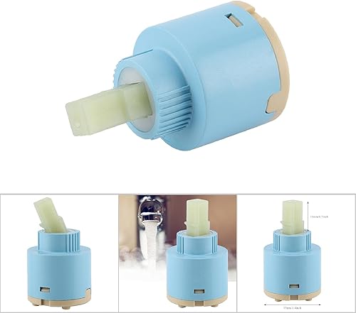 Miniatura 3 de Cartucho de válvula de una sola manija, subensamblaje de cartucho, cartucho de cerámica grifo válvula grifo mezclador de agua cartucho de grifo