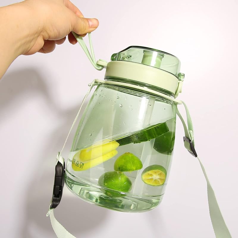 MOIOIBE 45oz Large Water Bottle – 2-in-1 spout and straw