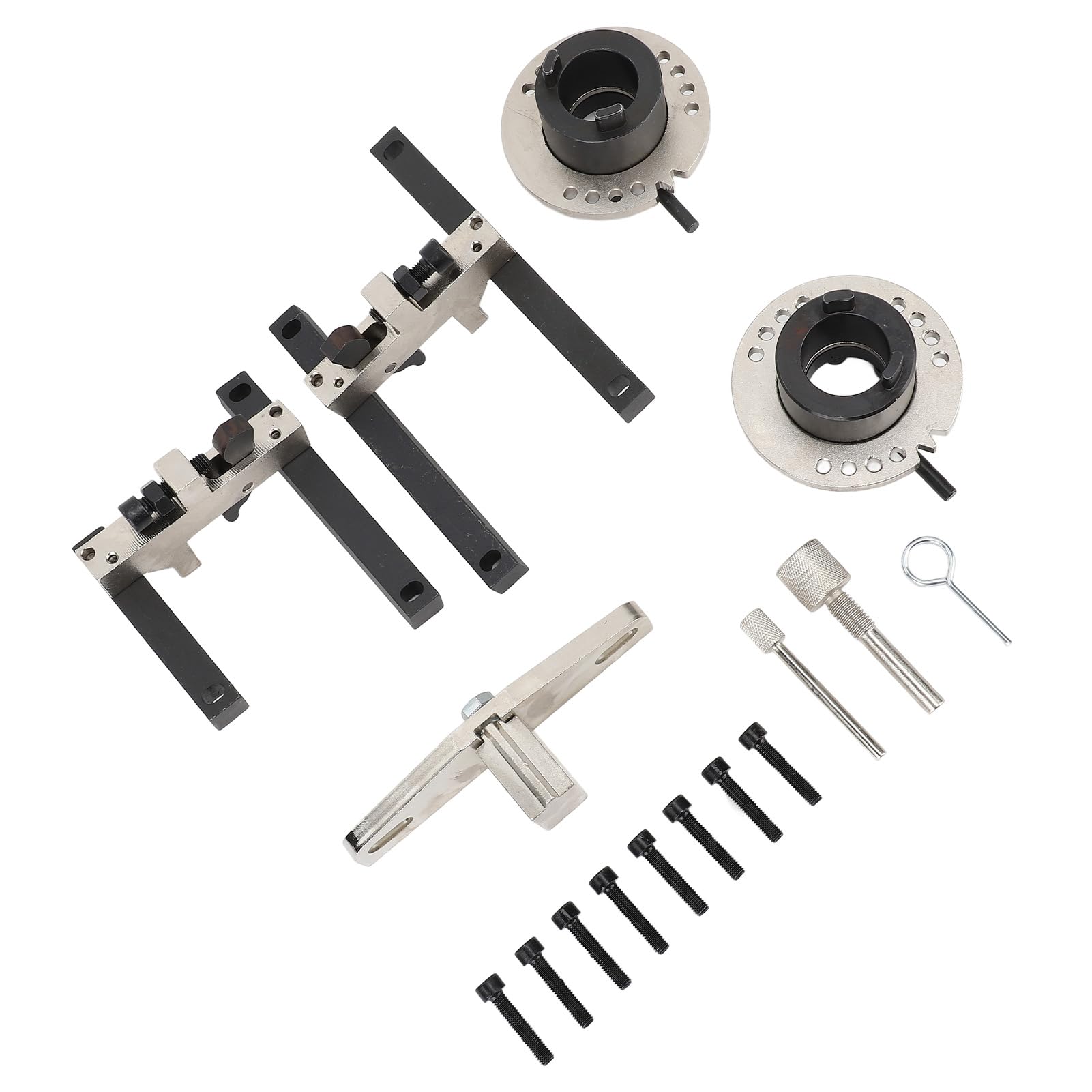 Kit de Herramientas de Sincronización del Motor Construcción de Metal de Larga Duración Herramientas de Ajuste de Bloqueo de Sincronización Portátiles Alineación del árbol de
