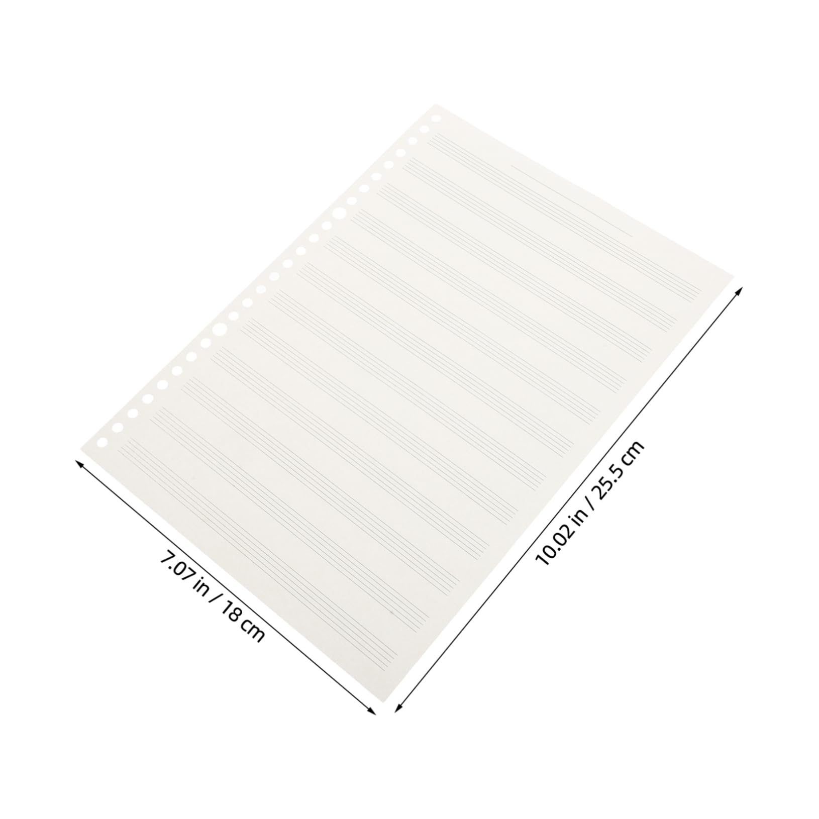 JOINPAYA Professional Music Notebook Sheet Music Notepad Wide Margin Jotter for Boys and Girls Interchangeable Sheets