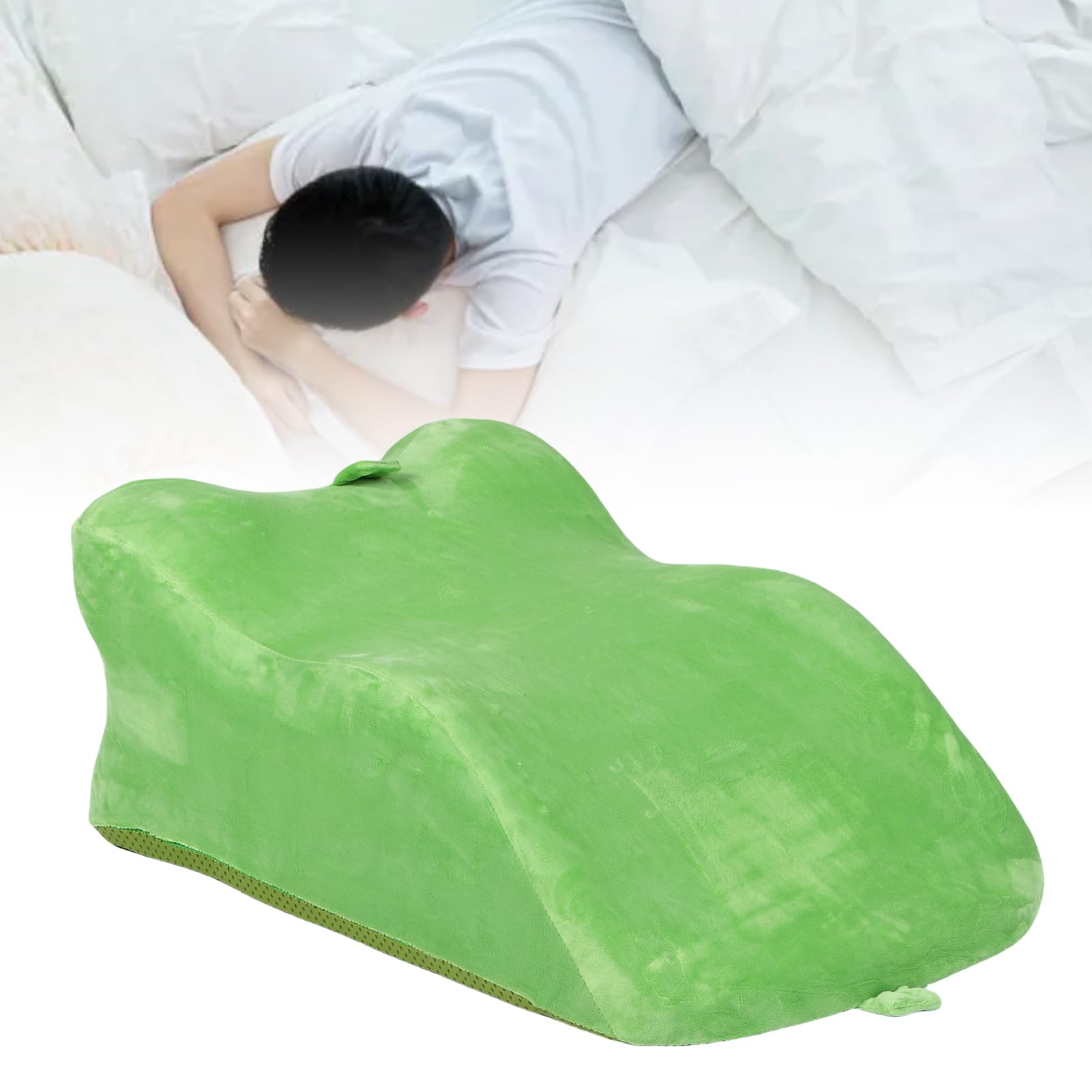 Poduszka Klinowa z poduszką z pianką zapamiętującą Kształt, Nadająca się do Prania i Ergonomiczna do Czytania i Spania