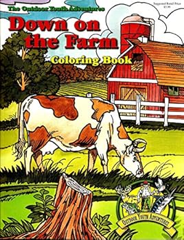 Paperback Down on the Farm Coloring Book