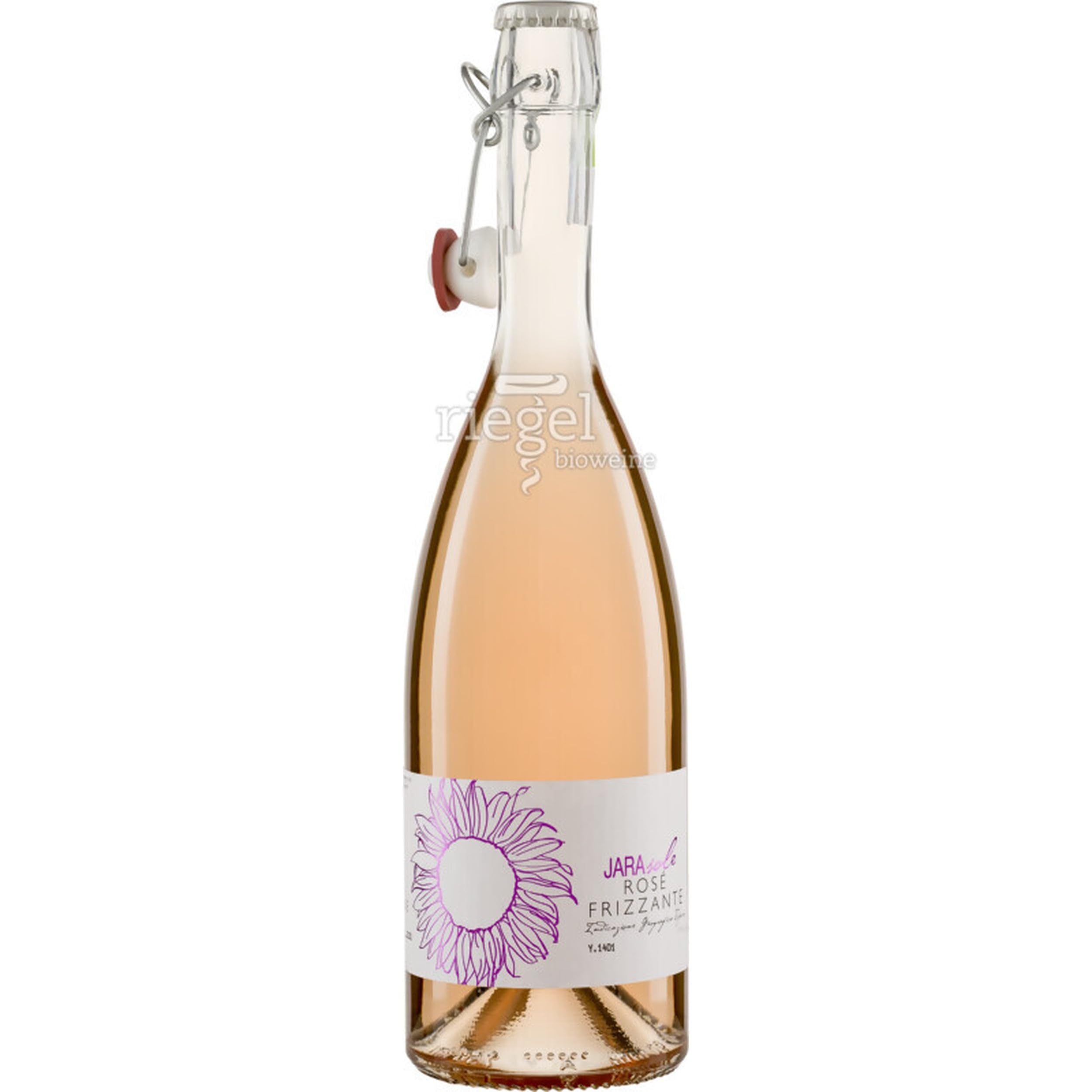 Azienda Agricola La Jara JARASOLE Rosé Frizzante IGT Bügelverschluss Perlwein Trocken BIO Italien inkl. FeinWert E-Book (6 x 0.75 l)