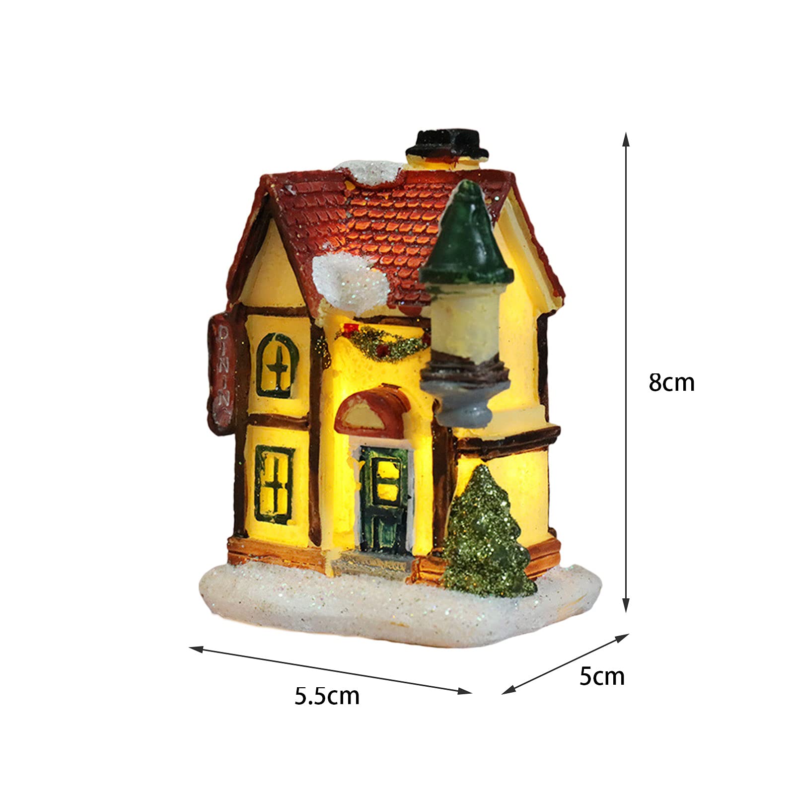 Amazon | クリスマス 飾り ミニハウス LEDライト 光るハウス