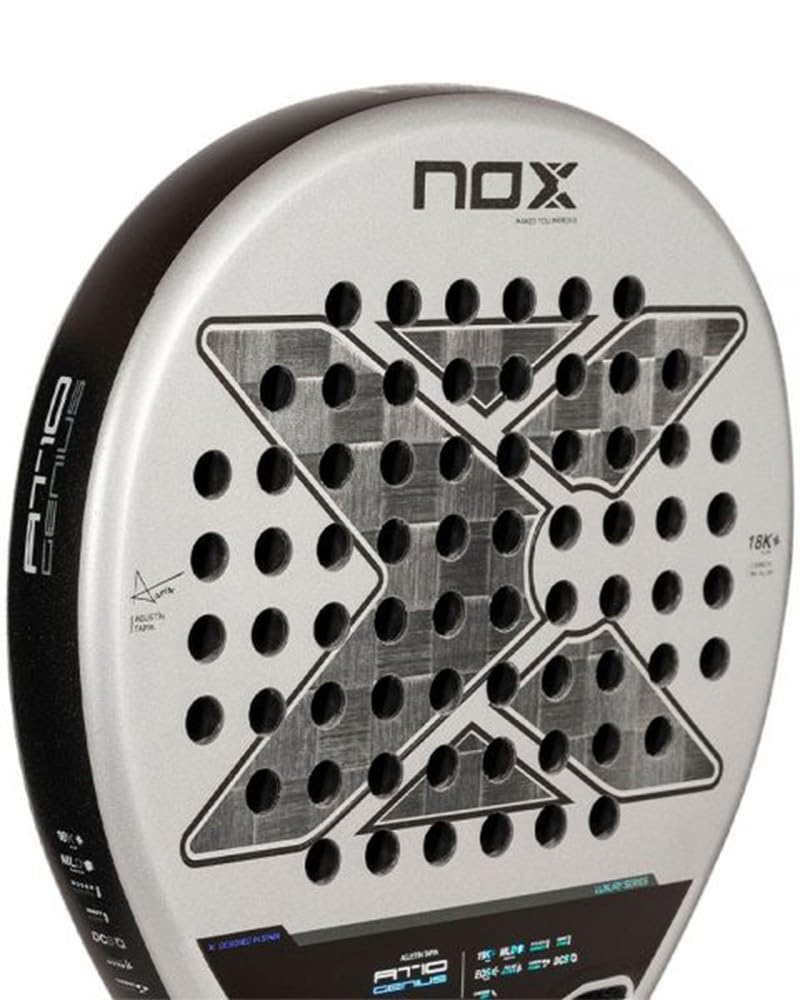 NOX NOX At10 Genius 18k By Agustin Tapia - Racchetta da padel 360-375 gr