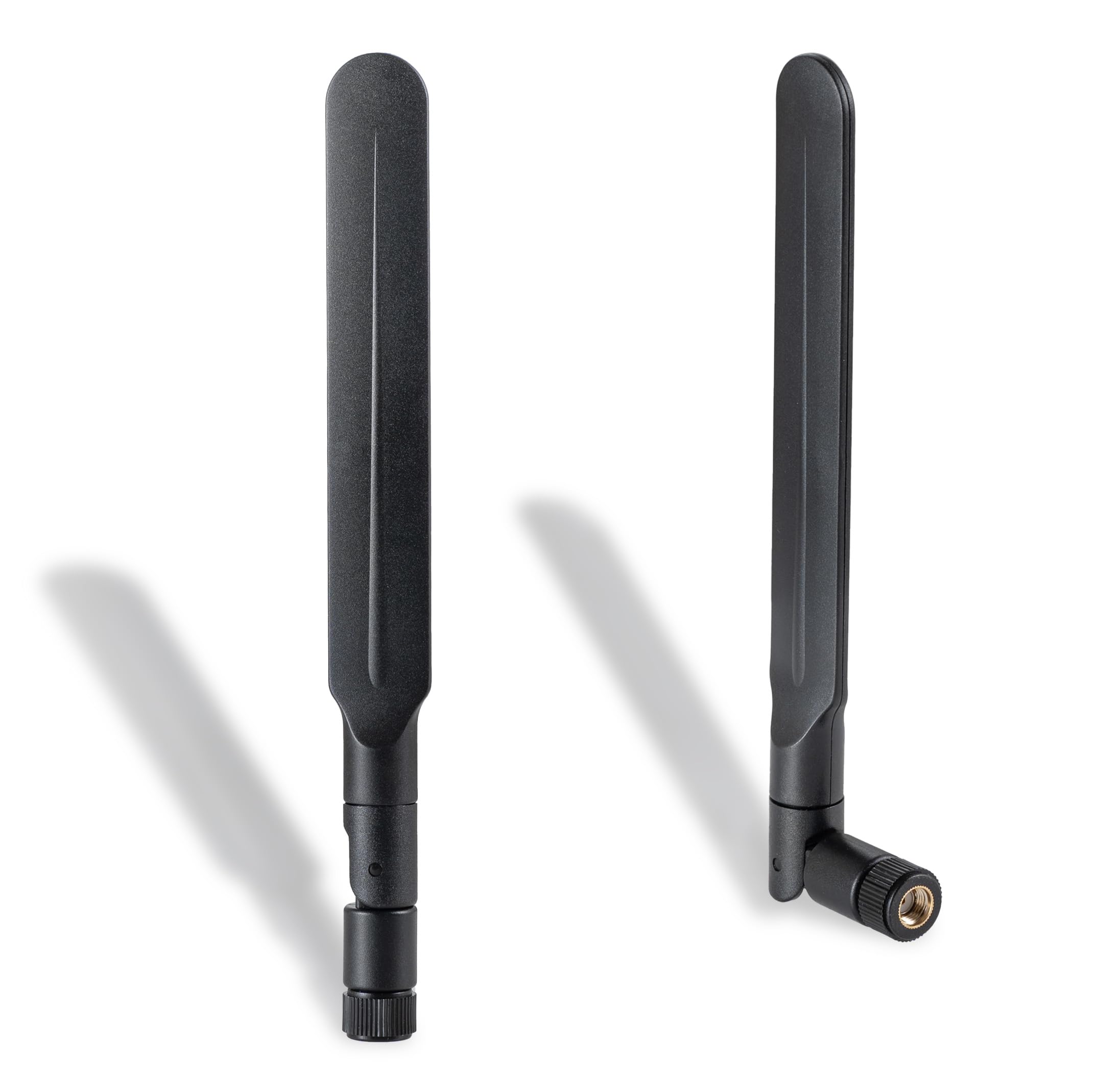Lot de 2 antennes omnidirectionnelles WiFi 6 6E tri-bande 2,4 GHz/5 GHz/6E pour PC, ordinateur de bureau, carte mère, routeur WiFi