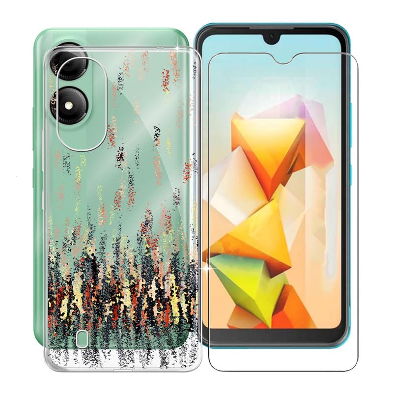 WXPPJ Custodia per ZTE Blade A33s Cover, Trasparente
