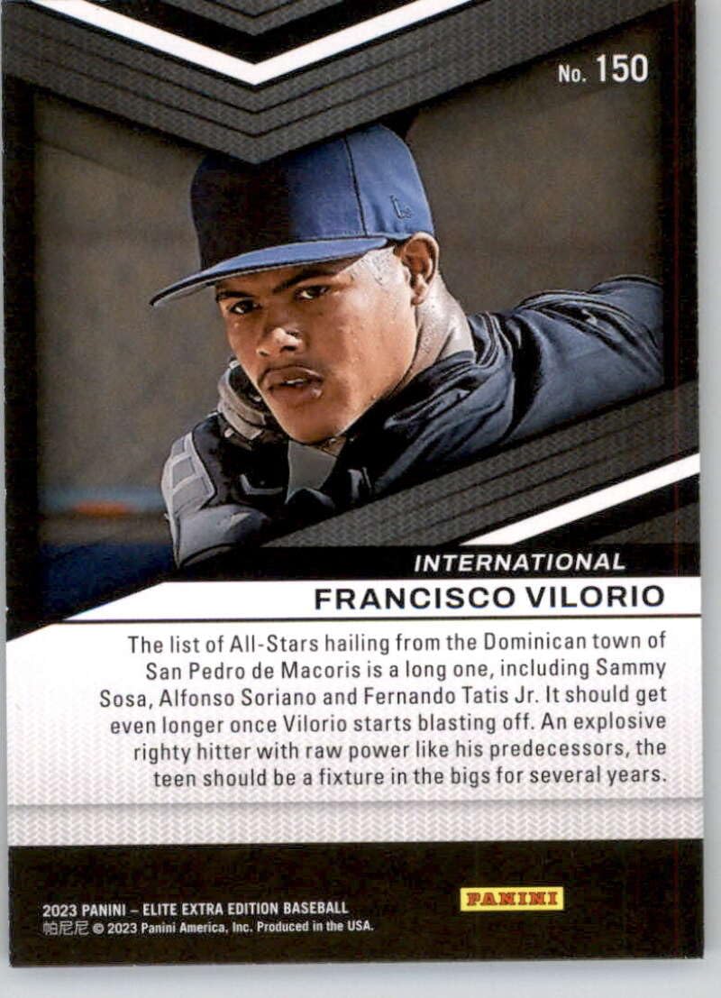 Amazon.com: 2023 Panini Elite Extra Edition #150 Francisco Vilorio