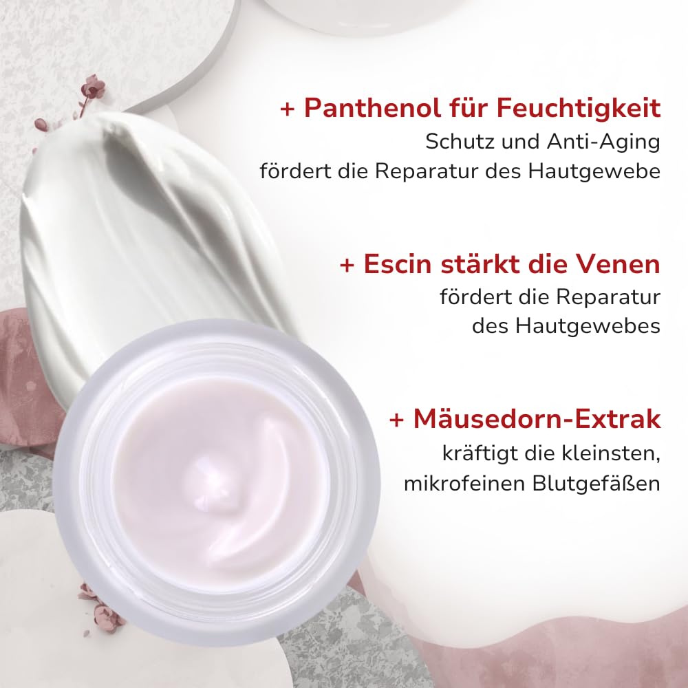 KU2 Cosmetics Anti-Red Ultra Sensitiv Creme, 50 ml | Beruhigende Gesichtspflege gegen Rötungen, Für empfindliche & gereizte Haut, Gesichtscreme mit Panthenol