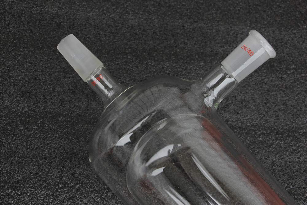 5-Liter-Glas-Vakuumfalle mit 120 mm Außendurchmesser und 24/40-Anschluss for Trockeneis-Anwendungen