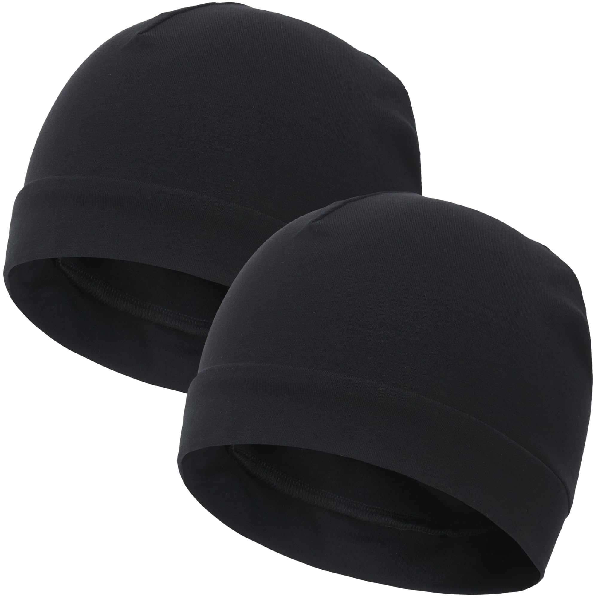 vidsel 100% Cotton Skull Caps Beanie Night Cap Sleep Hats for Men Women