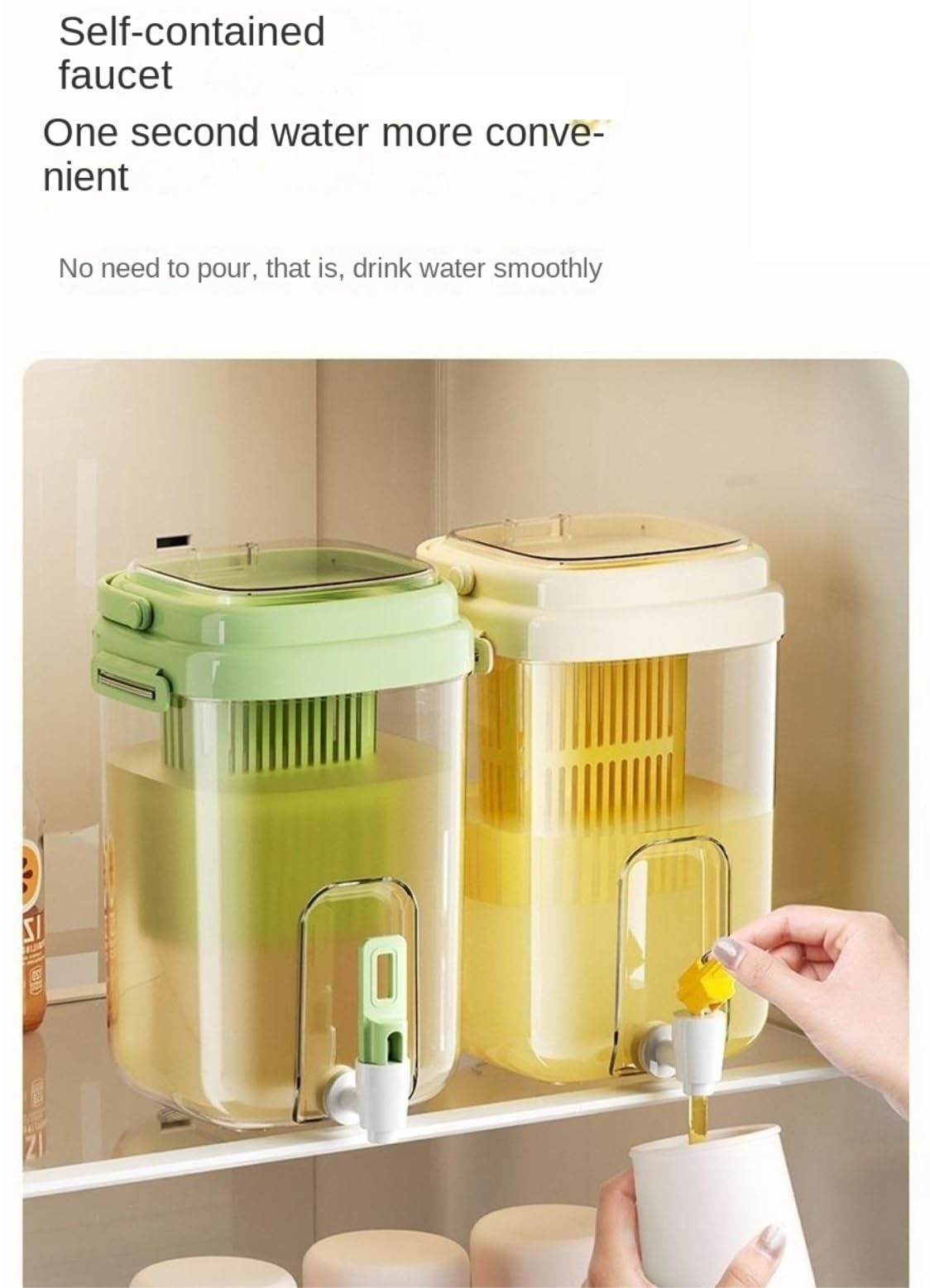 Dispenser Bevande Per Festa Secchio For Bevande Da Frigorifero Con Rubinetto, Distributore Di Birra For Uso Domestico Spillatore Birra Da Tavolo(Grün)