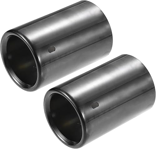 2 tubos de escape de automóvil compatibles con BMW 328i 325i E90 2007-2010, anticorrosión, 3.94 pulgadas de longitud, acero inoxidable, color negro