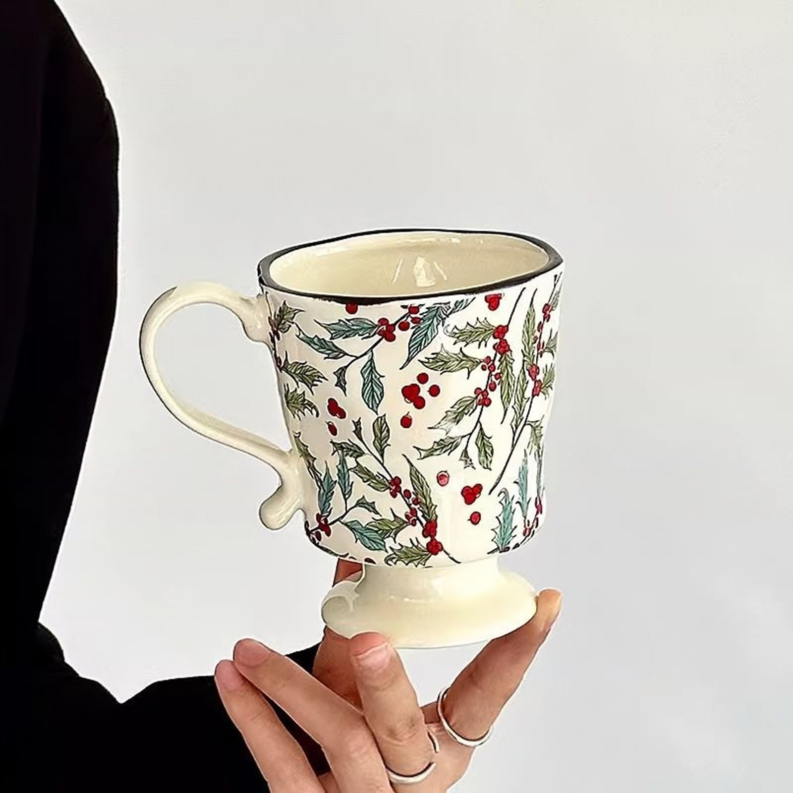 Ceramiczna filiżanka do kawy | Do herbaty espresso cappuccino: podwieczorek w prezencie
