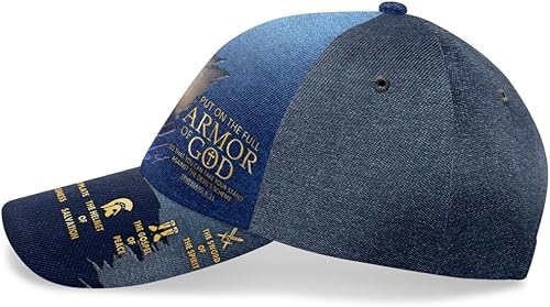 Miniatura 8 de Jesuspirit - Regalos cristianos para hombres - Gorra clásica de la Armadura de Dios - Regalo para papá en el Día del Padre, Gorra clásica del Hombre