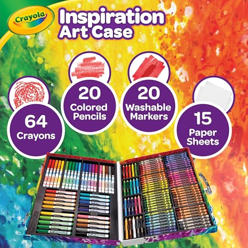 Crayola 04-2532 Inspiration Art Case Coloring Set - Space (140Ct), Art Kit For Kids thumb #4