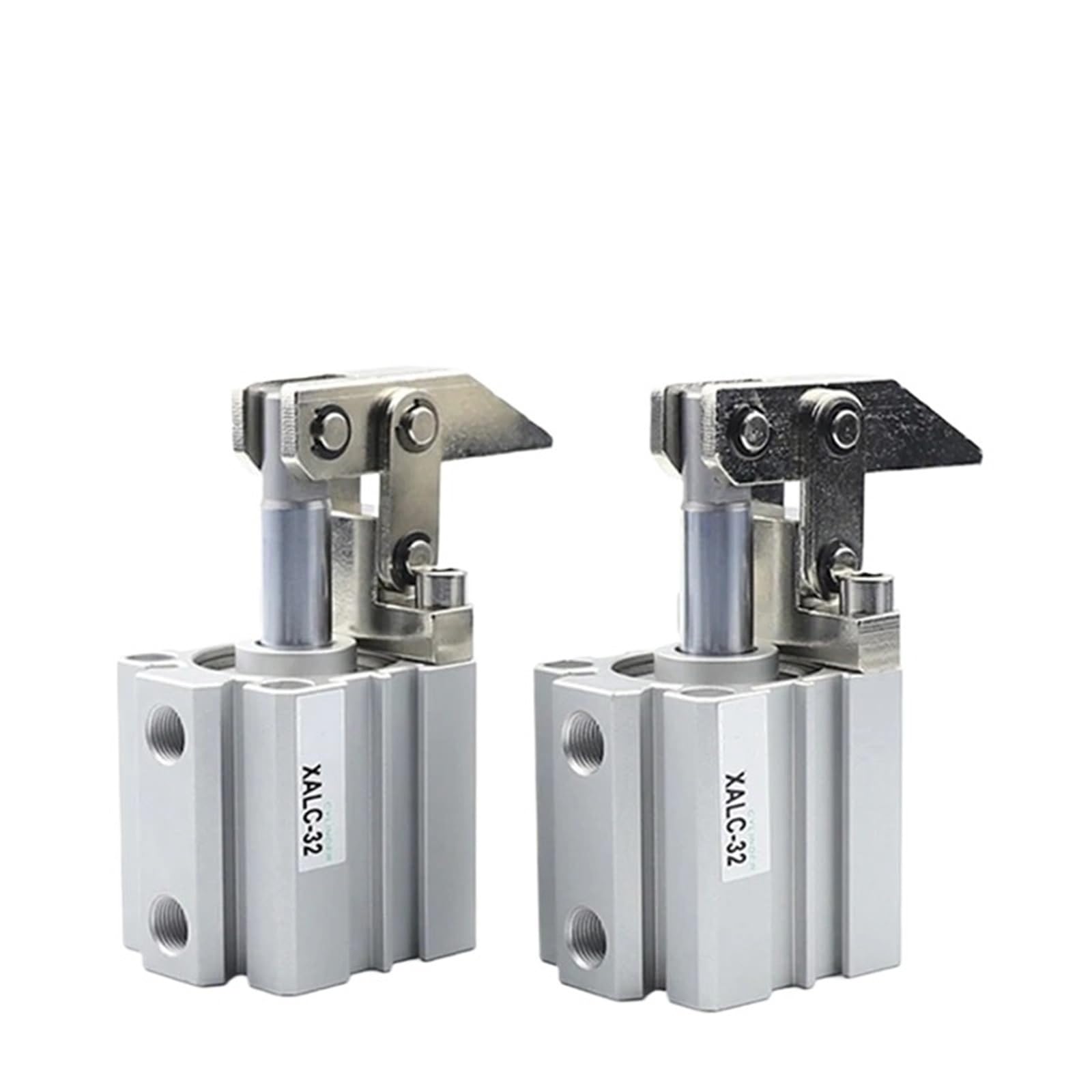 Bride pneumatique XALC 32 pivotante pour supprimer les vibrations de pièce durant l'usinage