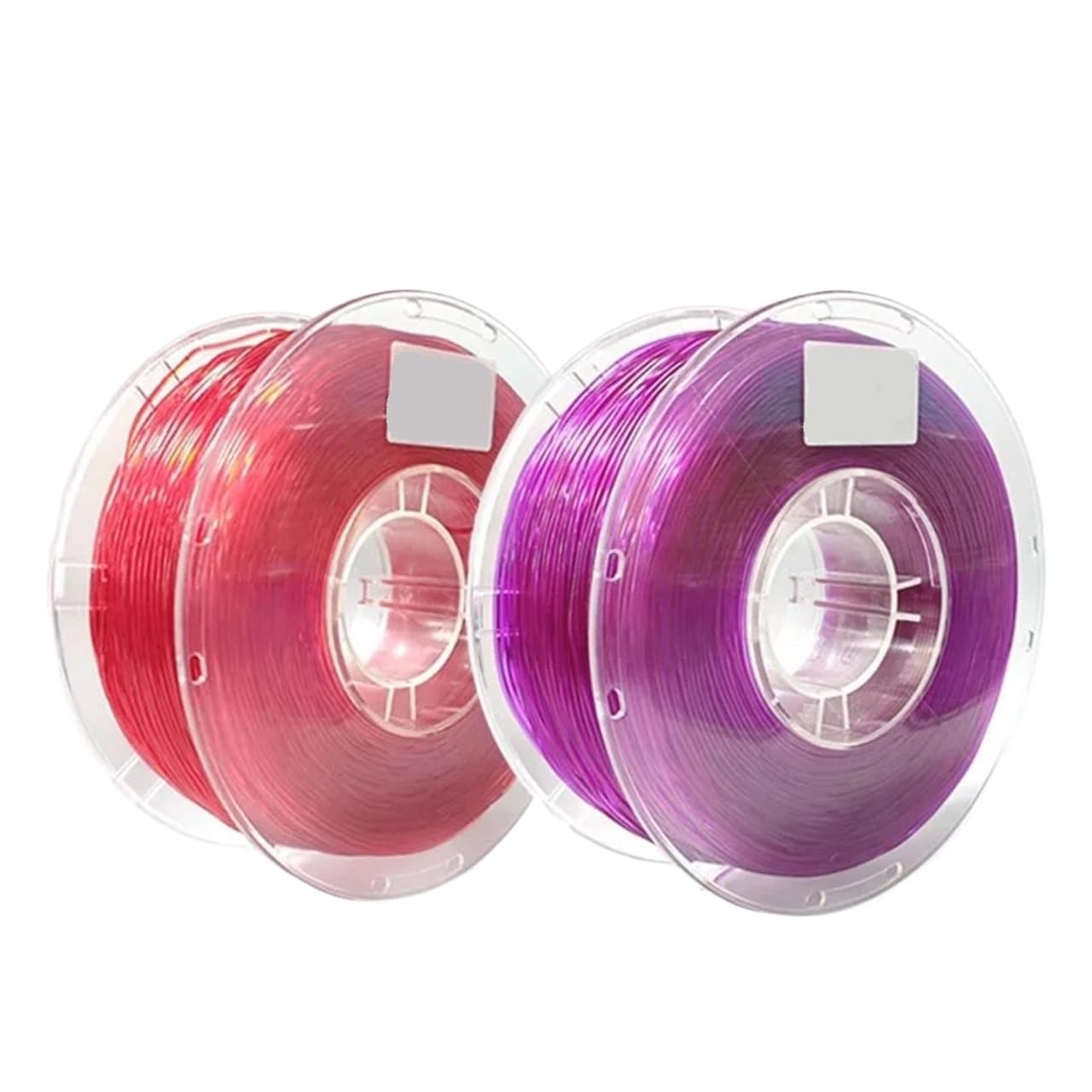 Compatible avec la plupart des imprimantes FDM – Filament TPU 90A et 85A souple et élastique for imprimante 3D, 1,75 mm, consommables d'impression 3D(90A Transparent red)